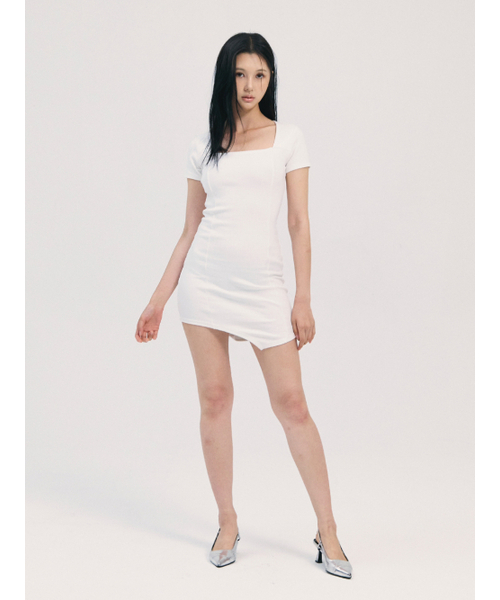 BABLETWO(ビーエイブルトゥー)の「yui cut out dress-white(ワンピース・レディース・その他・ONE SIZE)」の3枚目の写真