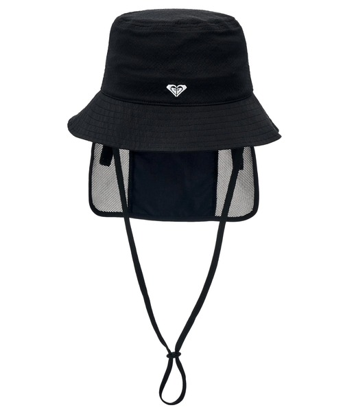 ROXY(ロキシー)の「ROXY/ロキシー キッズ ハット UVカット 水陸両用 撥水 THT261123(ハット・キッズ・ライトブルー/ブラック/キナリ・FREE)」の7枚目の写真