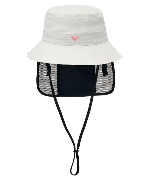 ROXY(ロキシー)の「ROXY/ロキシー キッズ ハット UVカット 水陸両用 撥水 THT261123(ハット・キッズ・ライトブルー/ブラック/キナリ・FREE)」の4枚目の写真