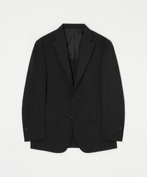 TRADCLUB（トラッドクラブ）の「シアサーカーレギュラースーツセットアップブレザーブラック（テーラードジャケット）」