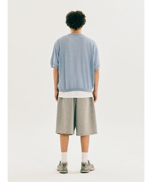 YALE(イェール)の「MESH CREWNECK KNIT SKY BLUE(Tシャツ/カットソー・レディース・その他・S/M/L/XL)」の8枚目の写真