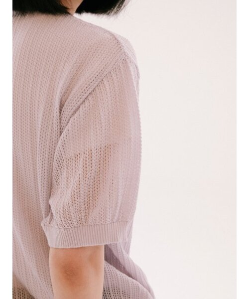 YALE(イェール)の「MESH CREWNECK KNIT SKY BLUE(Tシャツ/カットソー・レディース・その他・S/M/L/XL)」の11枚目の写真