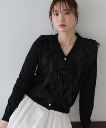 BLUEEAST | チュールフリルカーディガン(カーディガン/ボレロ)