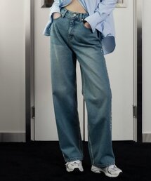STRAIGHT MILK DENIM PANTS