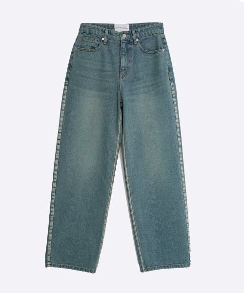 HARDCORE HAPPINESS（ハードコアハピネス）の「STRAIGHT MILK DENIM PANTS（デニムパンツ・レディース・その他・S/M）」の2枚目の写真