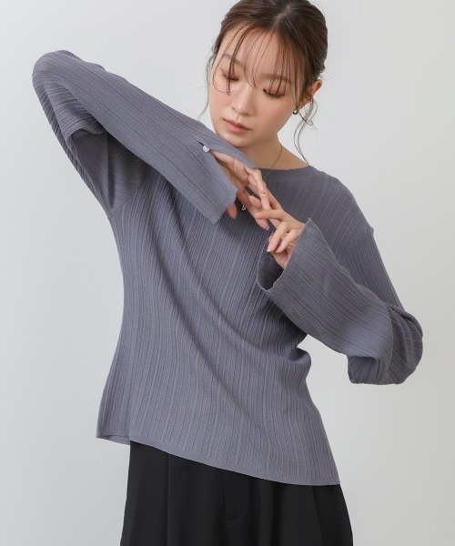 Bab(バブ)の「【エアコン対策にもおすすめ◎】前後2WAYリボン付ニットカーディガン(カーディガン/ボレロ・レディース・グリーン/アイボリー/チャコールグレー・FREE)」の19枚目の写真