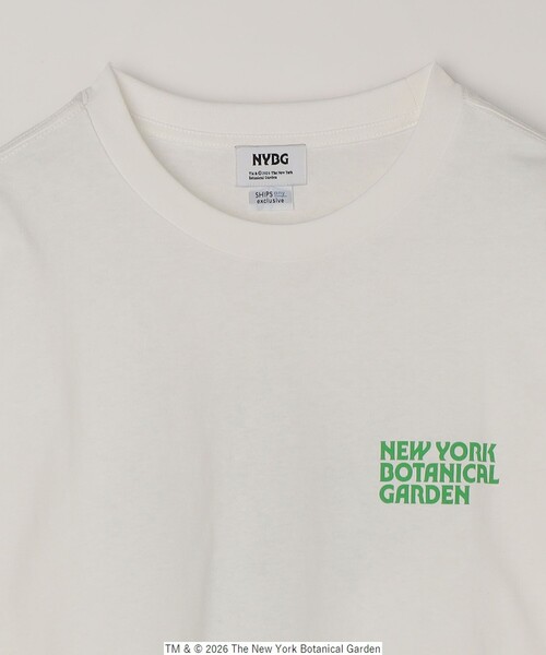 SHIPS any（シップス エニィ）の「【SHIPS any別注】NYBG: ボタニカル プリント リラックス Tシャツ (ロンT)◇（Tシャツ/カットソー・メンズ・ホワイト/ブラック・MEDIUM/X-LARGE/LARGE）」の16枚目の写真