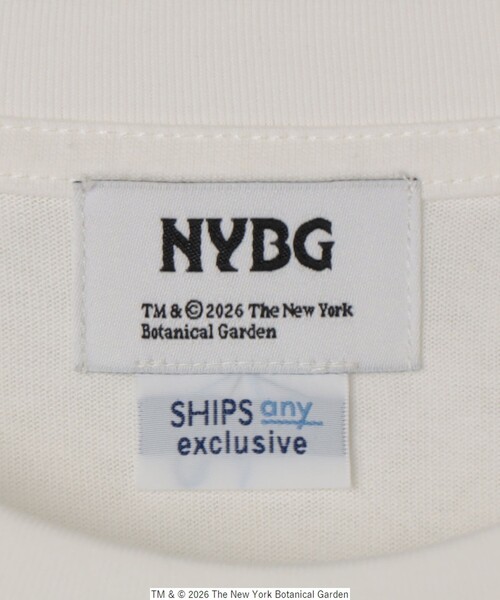 SHIPS any（シップス エニィ）の「【SHIPS any別注】NYBG: ボタニカル プリント リラックス Tシャツ (ロンT)◇（Tシャツ/カットソー・メンズ・ホワイト/ブラック・MEDIUM/X-LARGE/LARGE）」の18枚目の写真