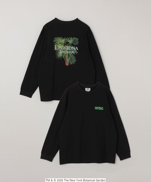 SHIPS any（シップス エニィ）の「【SHIPS any別注】NYBG: ボタニカル プリント リラックス Tシャツ (ロンT)◇（Tシャツ/カットソー・メンズ・ホワイト/ブラック・MEDIUM/X-LARGE/LARGE）」の22枚目の写真