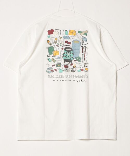 TIGORA(ティゴラ)の「ティゴラ TIGORA グラフィック半袖T パッキングリスト(Tシャツ/カットソー・メンズ・グリーン/ホワイト/オレンジ/ネイビー・S/M/L/LL/3L)」の5枚目の写真