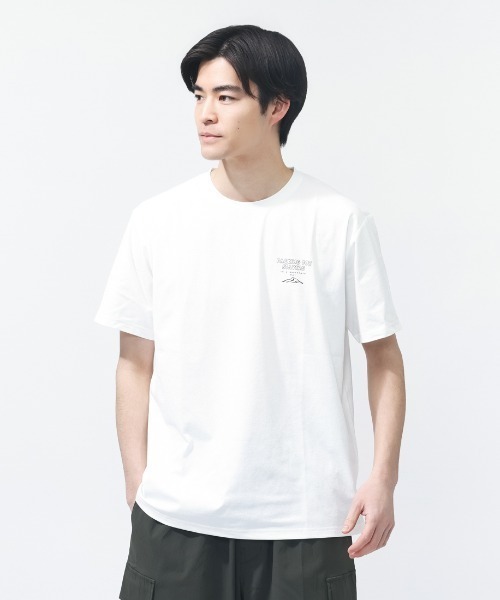 TIGORA(ティゴラ)の「ティゴラ TIGORA グラフィック半袖T パッキングリスト(Tシャツ/カットソー・メンズ・グリーン/ホワイト/オレンジ/ネイビー・S/M/L/LL/3L)」の2枚目の写真