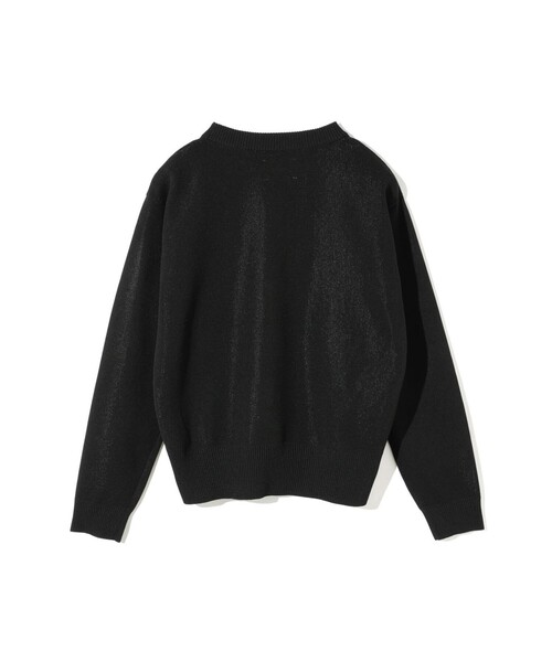 MIDIUMISOLID(ミディウミソリッド)の「MIDIUMISOLID for Ladies フラワージャカードプルオーバー(ニット/セーター・レディース・ライトブルー/ブラック・FREE)」の18枚目の写真