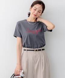ロゴ刺繍 Tシャツ