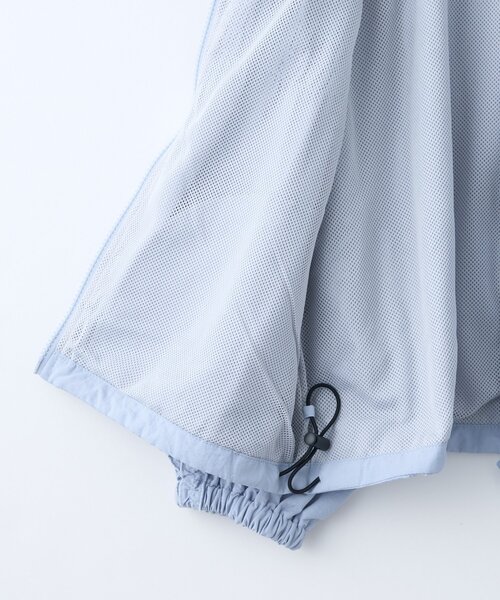 CIAOPANIC TYPY（チャオパニックティピー）の「【KIDS】《ジュニアサイズあり》シャーリングフリルギャザーマンパ（ブルゾン・キッズ・チャコールグレー/サックスブルー/オフホワイト・110/150/130）」の7枚目の写真