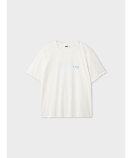 MIESROHE(ミースロエ)の「バックプリントロゴTシャツ(Tシャツ/カットソー・レディース・グレー/ベージュ/ホワイト・F)」の20枚目の写真