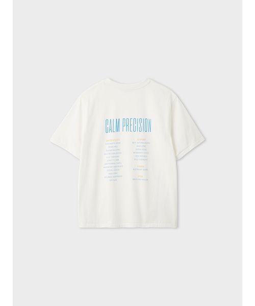 MIESROHE(ミースロエ)の「バックプリントロゴTシャツ(Tシャツ/カットソー・レディース・グレー/ベージュ/ホワイト・F)」の21枚目の写真