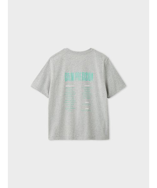 MIESROHE(ミースロエ)の「バックプリントロゴTシャツ(Tシャツ/カットソー・レディース・グレー/ベージュ/ホワイト・F)」の22枚目の写真