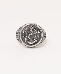 MAGASIN DE MODE Brew（マガジンデモードブリュー）の「【MAGASIN DE MODE Brew】ステンレスシルバーシグネットリング KNF-YI（リング）」