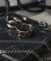 MAGASIN DE MODE Brew（マガジンデモードブリュー）の「【MAGASIN DE MODE Brew】ステンレスシルバーシグネットリング KNF-YI（リング）」