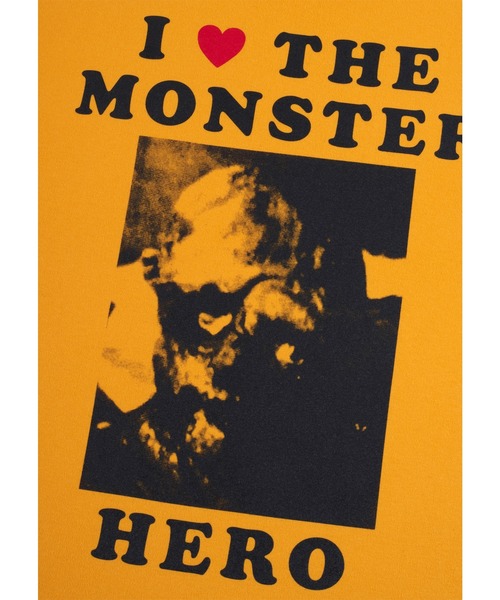 MEDICOM TOY（メディコムトイ）の「MLE × The Toxic Avenger "I LOVE THE MONSTER" TEE（Tシャツ/カットソー・メンズ・ライトブルー/ライトピンク/オレンジ/イエロー・SMALL/MEDIUM/LARGE/X-LARGE）」の6枚目の写真