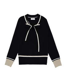 MONBIRDIE GOLF（モンバーディーゴルフ）の「マリリボンニットブラック（ニット/セーター）」