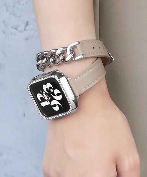 Urban Coral(アーバンコーラル)の「Apple Watch Band / アップルウォッチ レザーチェーンバンド / Urban Coral(デジタル腕時計・レディース・ブラウン系その他/グレー系その他/ベージュ系その他2/ベージュ系その他/グレー系その他4/グレー系その他3/ブラウン系その他2・40mm)」の7枚目の写真