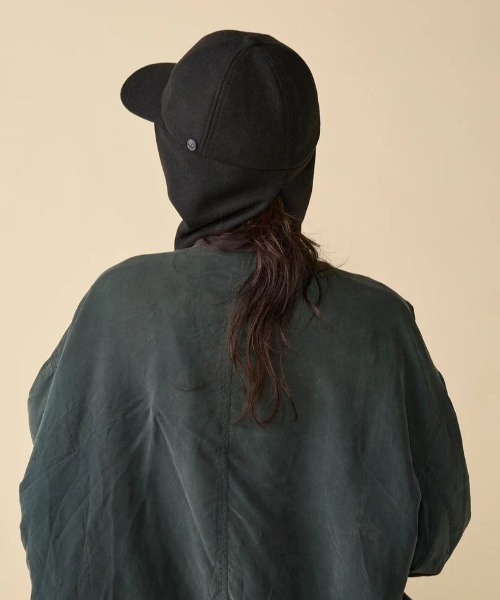 GARDEN TOKYO(ガーデントウキョウ)の「CPH/シーピーエイチ/Rabbitcap/woolet(キャップ・メンズ・ブラック・F)」の4枚目の写真