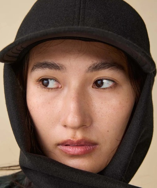 GARDEN TOKYO(ガーデントウキョウ)の「CPH/シーピーエイチ/Rabbitcap/woolet(キャップ・メンズ・ブラック・F)」の5枚目の写真