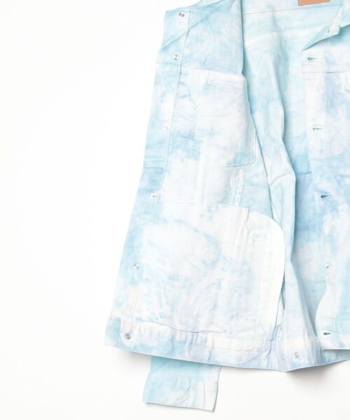 INNOCENT(イノセント)の「【T16】【T21】【colortone/カラートーン】TIE DYED COTTON JACKET A-9050(デニムジャケット・メンズ・その他4/その他2/その他3/その他5/その他1・LARGE/X-LARGE)」の11枚目の写真