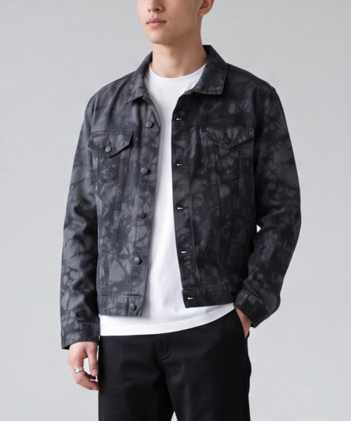 INNOCENT(イノセント)の「【T16】【T21】【colortone/カラートーン】TIE DYED COTTON JACKET A-9050(デニムジャケット・メンズ・その他4/その他2/その他3/その他5/その他1・LARGE/X-LARGE)」の3枚目の写真