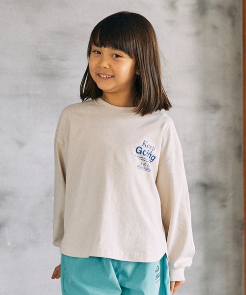 GENERATOR(ジェネレーター)の「GENERATOR/ジェネレーター Keep Going L/S Tシャツ(Tシャツ/カットソー・キッズ・ホワイト/ベージュ系その他/ブラック・M/L/XL)」の12枚目の写真