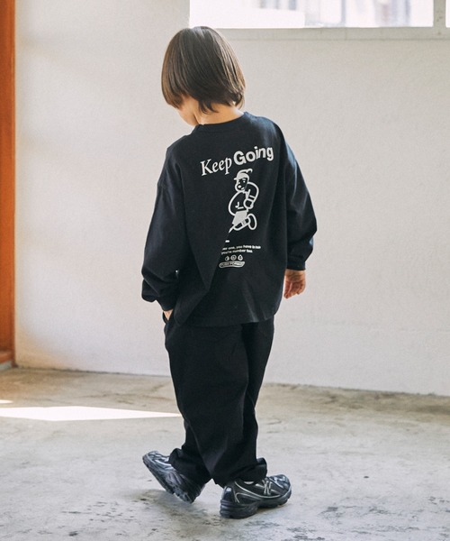 GENERATOR(ジェネレーター)の「GENERATOR/ジェネレーター Keep Going L/S Tシャツ(Tシャツ/カットソー・キッズ・ホワイト/ベージュ系その他/ブラック・M/L/XL)」の7枚目の写真