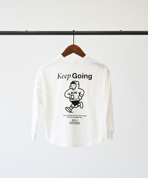 GENERATOR(ジェネレーター)の「GENERATOR/ジェネレーター Keep Going L/S Tシャツ(Tシャツ/カットソー・キッズ・ホワイト/ベージュ系その他/ブラック・M/L/XL)」の13枚目の写真