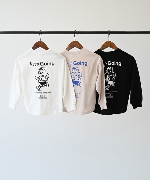 GENERATOR(ジェネレーター)の「GENERATOR/ジェネレーター Keep Going L/S Tシャツ(Tシャツ/カットソー・キッズ・ホワイト/ベージュ系その他/ブラック・M/L/XL)」の22枚目の写真