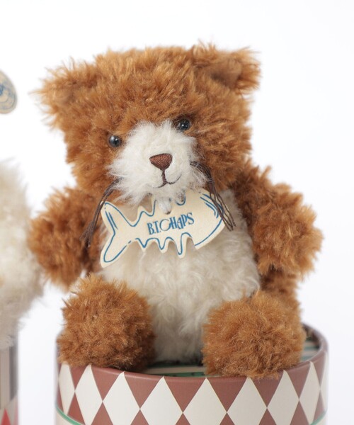 SHIPS（シップス）の「BON TON TOYS:B.T. CHAPS :Mini BEAR & CAT ぬいぐるみ（その他・キッズ・ホワイト系その他/ブラウン系その他・ONE SIZE）」の2枚目の写真