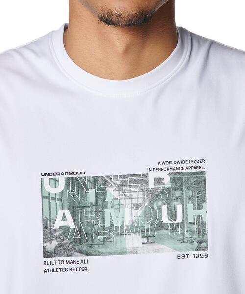 UNDER ARMOUR（アンダーアーマー）の「UAモチベート グラフィック スリーブレス シャツ（トレーニング/メンズ）（タンクトップ・メンズ・ホワイト・M/XL/S/2XL/L）」の4枚目の写真