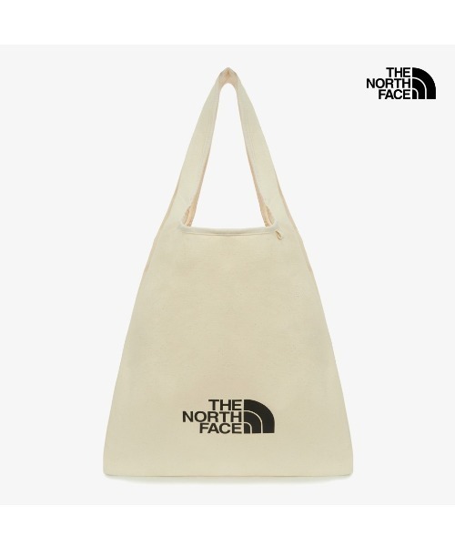 THE NORTH FACE(ザノースフェイス)の「THE NORTH FACE(ザ・ノースフェイス)/A4 PC収納可能 ビッグサイズ トートバッグ コットン生地 ロゴプリント/TNF TRIG BAG(トートバッグ・レディース・クリーム/ブラック・FREE)」の13枚目の写真