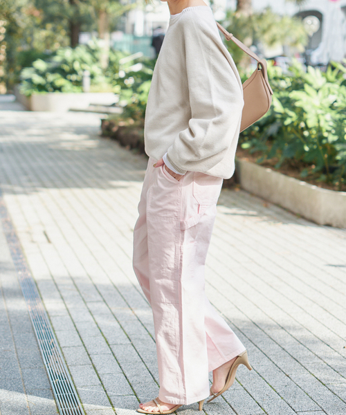 Spick & Span（スピックアンドスパン）の「《26SS 新作/追加 》 ニュアンスコクーンバルキーニット（ニット/セーター・レディース・ホワイト×ホワイト/サックスブルー/ネイビー/ベージュ・FREE）」の15枚目の写真