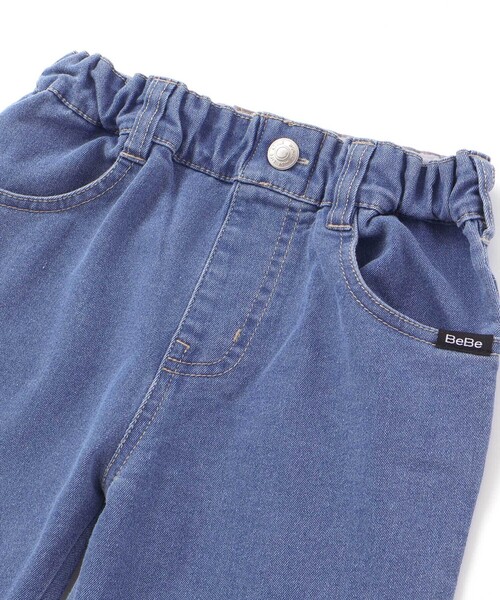 BeBe（ベベ）の「ジョグデニムステッチロゴストレッチロングパンツ（デニムパンツ・キッズ・ブルー/ネイビー・120cm/130cm/150cm/140cm）」の10枚目の写真