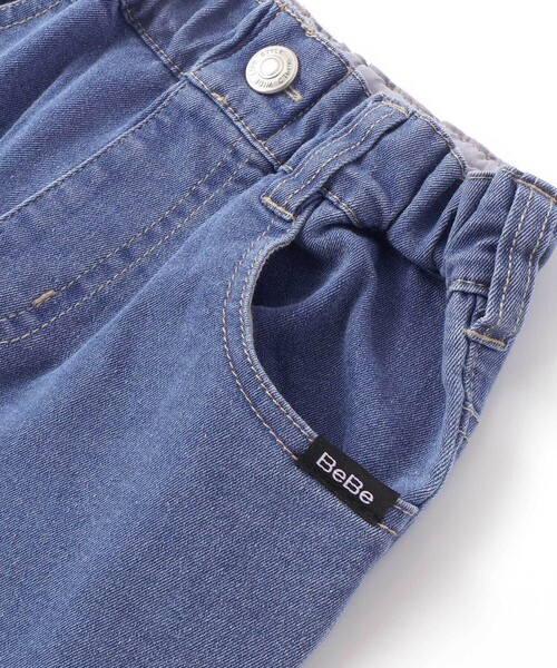 BeBe（ベベ）の「ジョグデニムステッチロゴストレッチロングパンツ（デニムパンツ・キッズ・ブルー/ネイビー・120cm/130cm/150cm/140cm）」の11枚目の写真