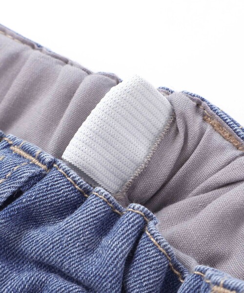 BeBe（ベベ）の「ジョグデニムステッチロゴストレッチロングパンツ（デニムパンツ・キッズ・ブルー/ネイビー・120cm/130cm/150cm/140cm）」の14枚目の写真