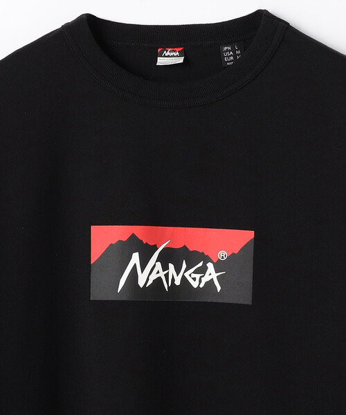 NANGA(ナンガ)の「NANGA/ナンガ ECO HYBRID BOX LOGO L/S TEE(Tシャツ/カットソー・メンズ・ブラック/ホワイト/インディゴブルー・X-LARGE/MEDIUM/LARGE)」の6枚目の写真