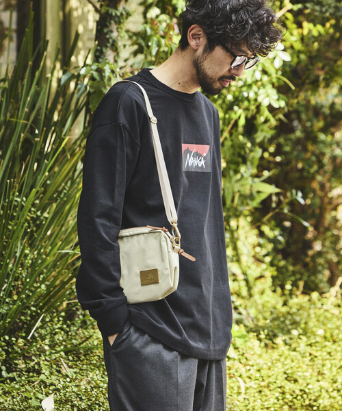 NANGA(ナンガ)の「NANGA/ナンガ ECO HYBRID BOX LOGO L/S TEE(Tシャツ/カットソー・メンズ・ブラック/ホワイト/インディゴブルー・X-LARGE/MEDIUM/LARGE)」の13枚目の写真