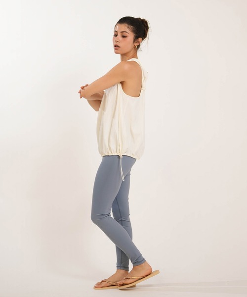 Ungrid(アングリッド)の「UNGRID/アングリッド 水着 ラッシュガード タンクトップ バルーントップス 561201 UT(タンクトップ・レディース・ブラック/ホワイト・M)」の7枚目の写真