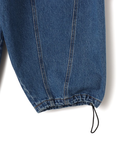 atmos pink（アトモスピンク）の「atmos pink Curve Denim Pants / アトモス ピンク カーブ デニム パンツ（デニムパンツ・レディース・ブルー/ブラック・M/S）」の5枚目の写真