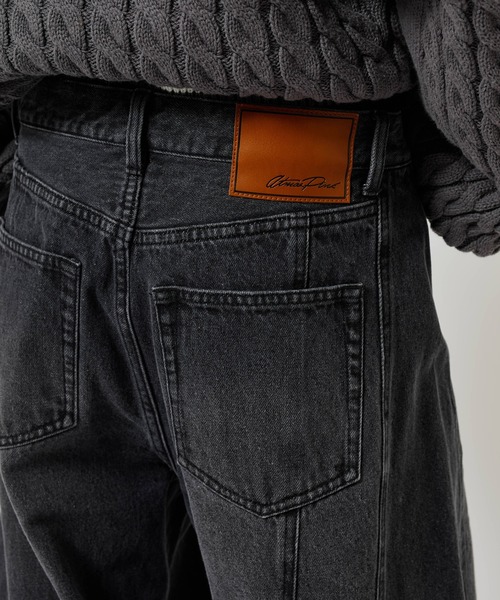 atmos pink（アトモスピンク）の「atmos pink Curve Denim Pants / アトモス ピンク カーブ デニム パンツ（デニムパンツ・レディース・ブルー/ブラック・M/S）」の16枚目の写真