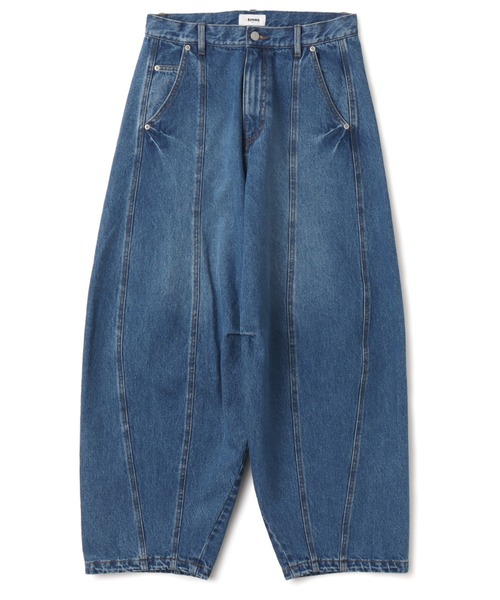 atmos pink（アトモスピンク）の「atmos pink Curve Denim Pants / アトモス ピンク カーブ デニム パンツ（デニムパンツ・レディース・ブルー/ブラック・M/S）」の4枚目の写真