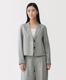 MUJI Labo〕婦人 リネンリヨセルショートジャケット（その他アウター