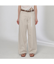 BUTTON UP（ボタンアップ）の「デイリーリネンワイドパンツ（2カラー）（その他パンツ）」