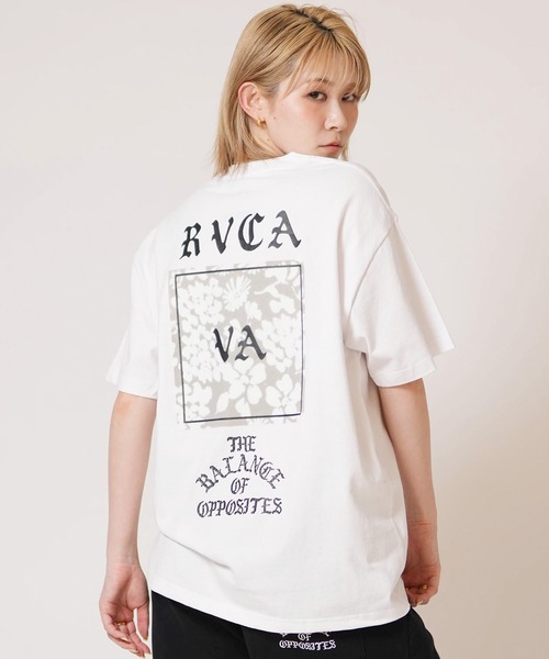 RVCA(ルーカ)の「RVCA/ルーカ レディース 半袖 Tシャツ BG043203(Tシャツ/カットソー・レディース・ブラック/ライトピンク/ホワイト・S/M)」の2枚目の写真